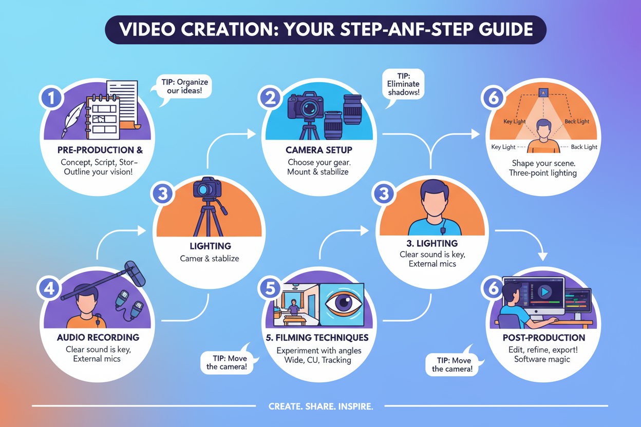 a guide to make videos